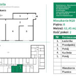 M20 Mieszkanie 3 pokojowe 61,45 m2
